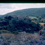 Vue village des Sajolles dans les années 1960